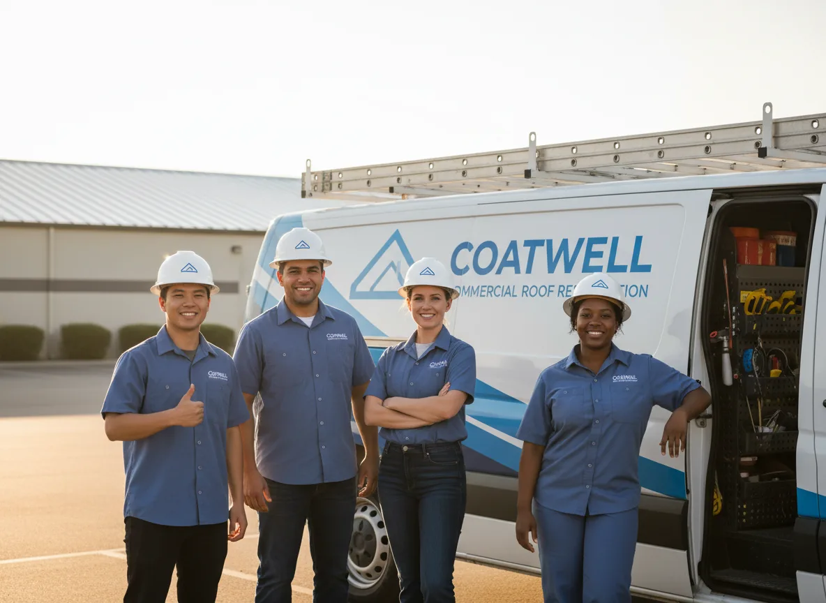 Commercial roof coating company in Ford, WA